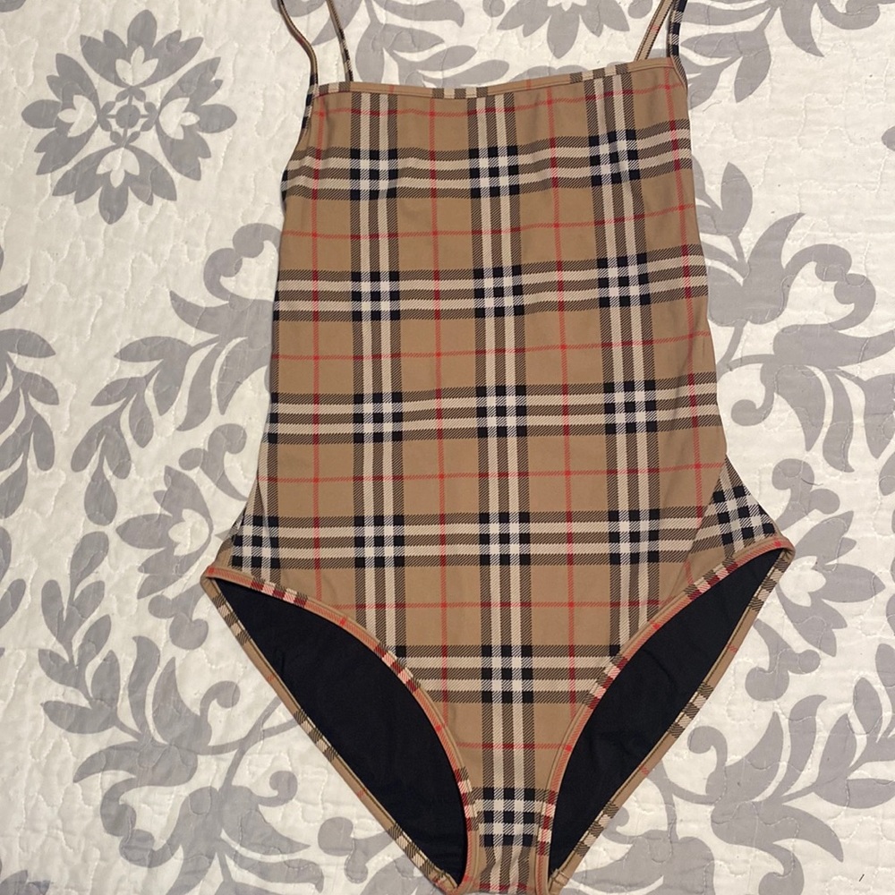 Burberry Vintage Check Swimsuit one piece size small